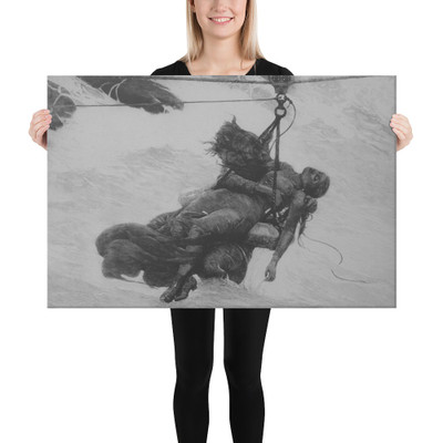 Saved - Winslow Homer - 1889 - Canvas Museum quality 7738773