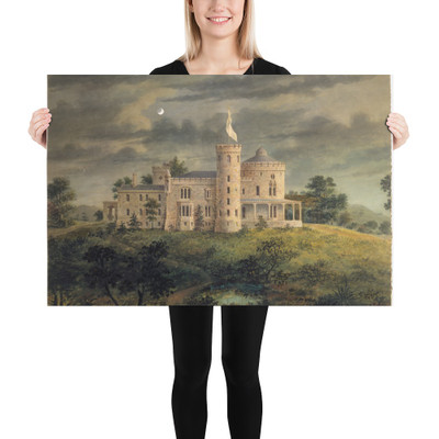 Ericstan, for John J. Herrick, Tarrytown, New York (perspective) - Alexander Jackson Davis - 1855 - Paper Poster Museum quality 7746543