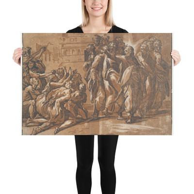 Christ healing the Lepers - Niccolò Vicentino - 1540–50 - Photo Paper Poster Museum quality 7723987