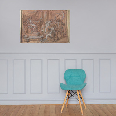 The Judgment of Solomon - Giuseppe Passeri (Passari) - 1654–1714 - Photo Paper Poster Museum quality 7745424