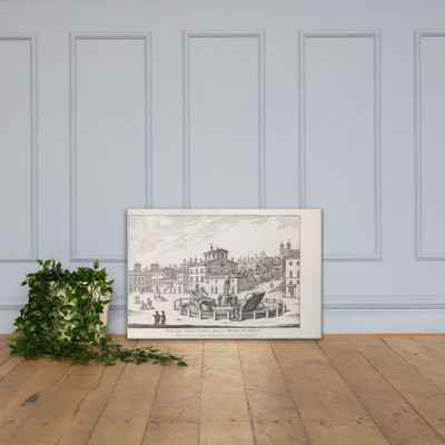 La Fontane di Roma nelle Piazze e Luoghi Publici della Città (...), part 1 - Giovanni Battista Falda - 1691 or after - Canvas Museum quality 7738428