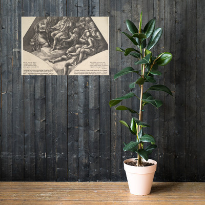 Zaleucus (Seleucus) and his son - Wenceslaus Hollar - 1637 - Photo Paper Poster Museum quality 7740996