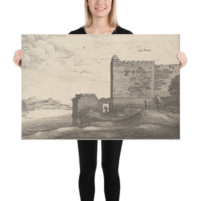 zu Bonn - Wenceslaus Hollar - ca. 1635 - Canvas Museum quality 7740913