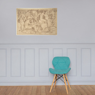 Drawing of Bas-Relief - Anonymous, Italian, 16th century - 16th century - Photo Paper Poster Museum quality 7742985