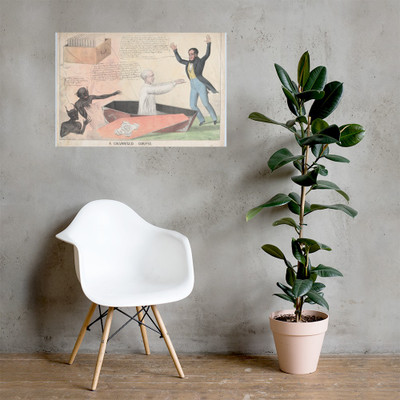 A Galvanized Corpse - Henry R. Robinson - 1836 - Paper Poster Museum quality 7739625