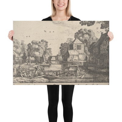 September - Wenceslaus Hollar - 1628–29 - Canvas Museum quality 7738649