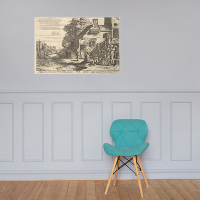 Spring - Wenceslaus Hollar - 1629 - Paper Poster Museum quality 7738715