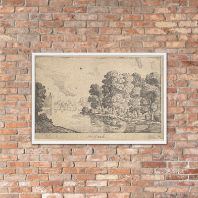 Schiff-math - Wenceslaus Hollar - ca. 1629 - Photo Paper Framed Poster Museum quality 7739449