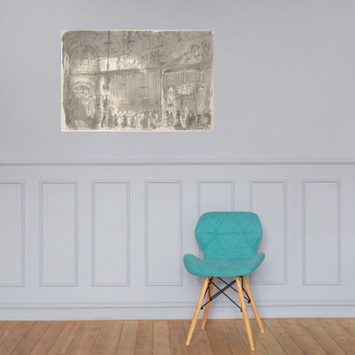 Interior of a Chapel - Anonymous, Italian, 19th century - 1800–1850 - Photo Paper Poster Museum quality 7742806