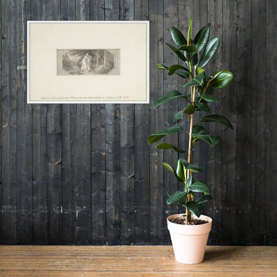 Berenice, wife of Antiochus Theos, and her son take refuge in Daphne - Edward Francis Burney - 1790–1800 - Photo Paper Framed Poster Museum quality 7744459