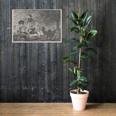 Spring Blossoms (Harper's Weekly, Vol. XIV) - Winslow Homer - May 12, 1870 - Photo Paper Poster Museum quality 7747320