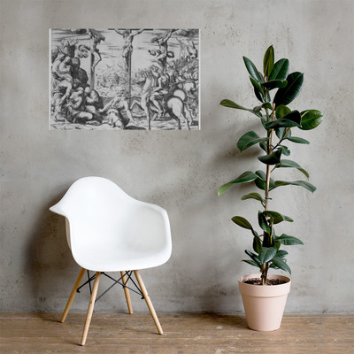 Crucifixion - Anonymous, Italian, 16th century - 1541 - Photo Paper Poster Museum quality 7741031