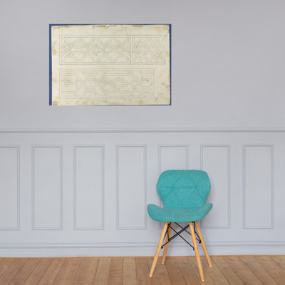 Gothic Frets, from Chippendale Drawings, Vol. II - Thomas Chippendale - 1754 - Paper Poster Museum quality 7724914