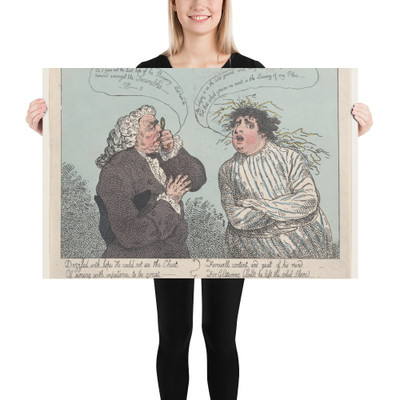 The Incurable - Thomas Rowlandson - April 4, 1784 - Photo Paper Poster Museum quality 7704886