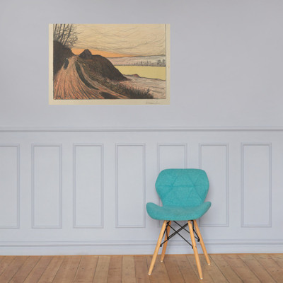 The Road from Gaud (La Route de Gaud) - Maxime Maufra - 1893 - Photo Paper Poster Museum quality 7724288