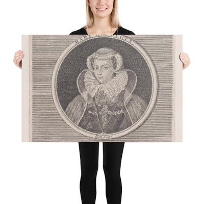 Mary, Queen of Scots - John Hall - 18th century - Photo Paper Poster Museum quality 7747789