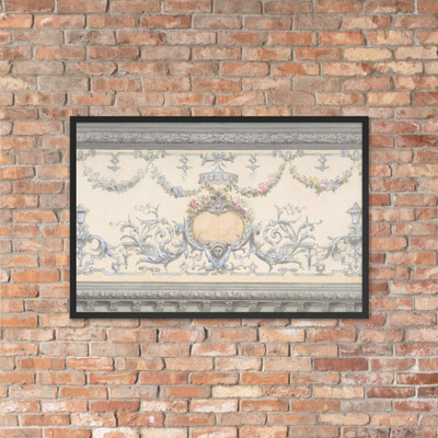 Design for Cove Section - Jules-Edmond-Charles Lachaise - second half 19th century - Photo Paper Framed Poster Museum quality 7748649