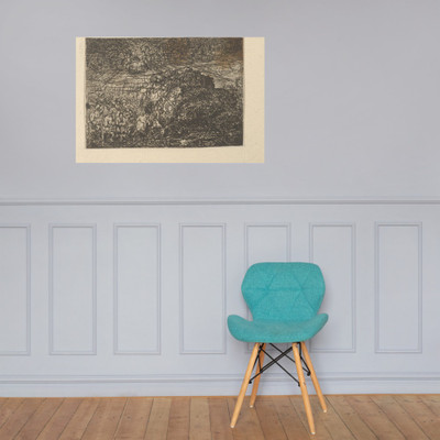 L'Arrestation du Christ (The Arrest of Christ) - Rodolphe Bresdin - 19th century - Paper Poster Museum quality 7747849