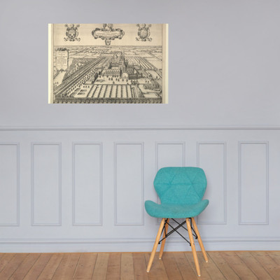 Tongerloo - Wenceslaus Hollar - 1650 - Photo Paper Poster Museum quality 7739370