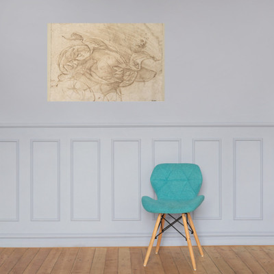 Jupiter Hurling a Thunderbolt - Giulio Romano - 1530–37 - Photo Paper Poster Museum quality 7745028