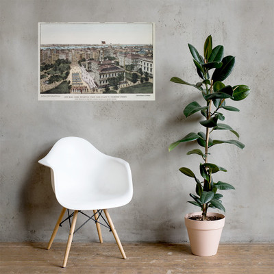 City Hall Park, Broadway, from Park Place to Chambers Street (West Section of the City, Hudson River and Jersey Shore) - Charles Magnus & Company - 1850–1900 - Photo Paper Poster Museum quality 7743181