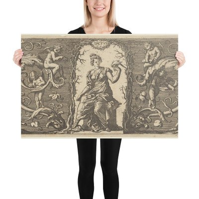 Touch (Tactus), from Quinque Sensuum - Franz Cleyn - ca. 1655 - Paper Poster Museum quality 7724758