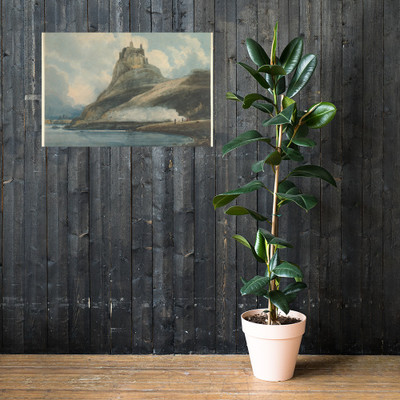 Lindisfarne Castle, Holy Island, Northumberland - Thomas Girtin - 1796–97 - Paper Poster Museum quality 7743251