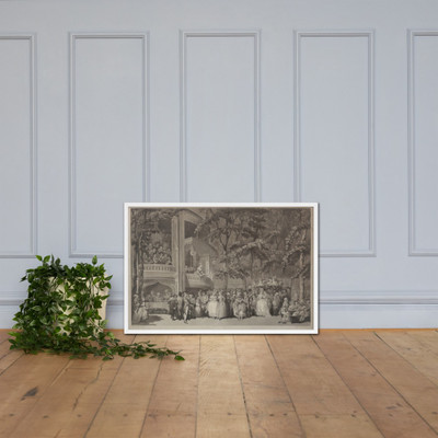 Vaux-hall - Thomas Rowlandson - June 28, 1785 - Photo Paper Framed Poster Museum quality 7739489