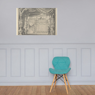 Interior of Opera Giudetta - Anonymous, Italian, 19th century - 1800–1900 - Photo Paper Poster Museum quality 7738667