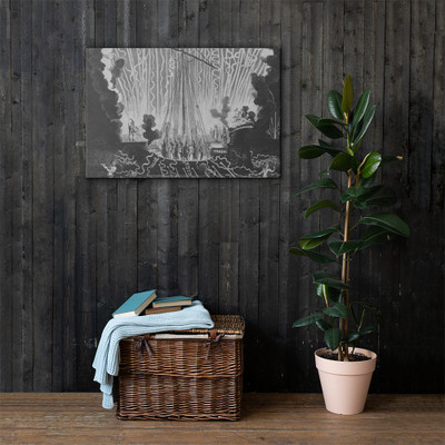 Birth of the Dauphin, Toulouse, 1682: Capture of the Golden Fleece - Jacques LePautre - 1682 - Canvas Museum quality 7743409