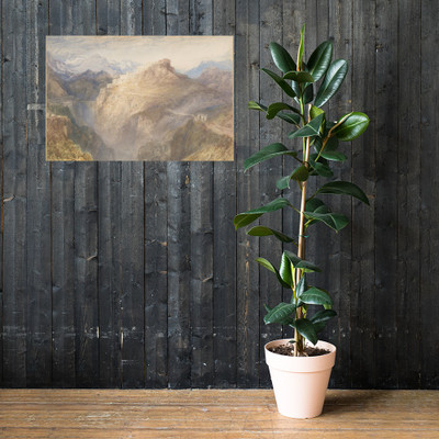 The Fort of L'Esseillon, Val de la Maurienne, France - Joseph Mallord William Turner - 1835–36 - Paper Poster Museum quality 7744188