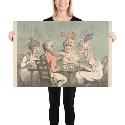 How to Pluck a Goose - Thomas Rowlandson - June 10, 1802 - Photo Paper Poster Museum quality 7704189