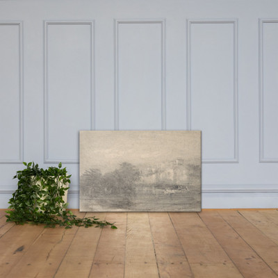 Landscape - Anonymous, British, early 19th century - early 19th century - Canvas Museum quality 7724004