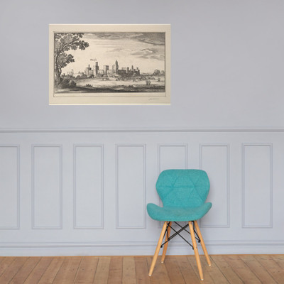 Windsor - Abraham Aubri - after 1644 - Paper Poster Museum quality 7739783