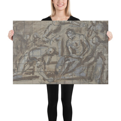 The Mocking of Christ - Domenico Tintoretto - 1560–1635 - Canvas Museum quality 7744592