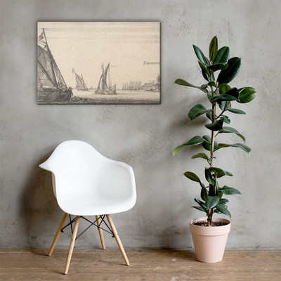 Emmerich - Wenceslaus Hollar - 1642–44 - Canvas Museum quality 7724844