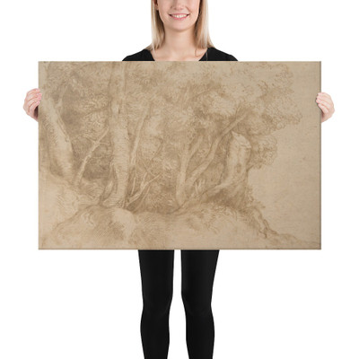 Group of Trees - Titian (Tiziano Vecellio) - 1485/90–1576 - Canvas Museum quality 7744534