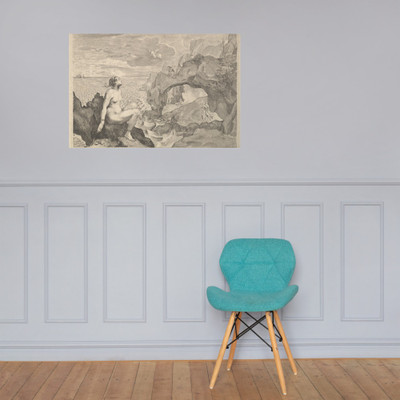 Perseus Delivering Andromeda - Claude Mellan - Photo Paper Poster Museum quality 7740371