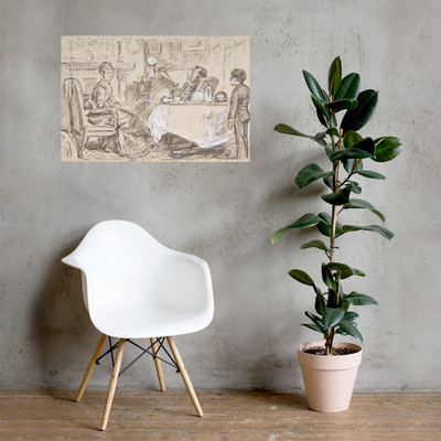 "So Considerate" - Charles Samuel Keene - 1870–1891 - Photo Paper Poster Museum quality 7742997