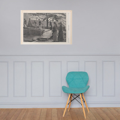 The Morning Bell (Harper's Weekly, Vol. XVII) - Winslow Homer - December 13, 1873 - Paper Poster Museum quality 7723306