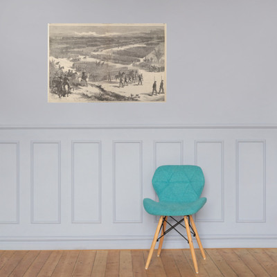 Grand Review of the Army of the Potomac – Drawn by Mr. Thomas Nast (from Harper's Weekly) - Thomas Nast - October 10, 1863 - Photo Paper Poster Museum quality 7740891