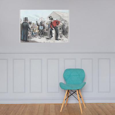 Dancing for Eels - James Brown - 1848 - Paper Poster Museum quality 7741944