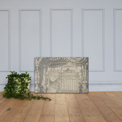 Interior of Opera Giudetta - Anonymous, Italian, 19th century - 1800–1900 - Canvas Museum quality 7738660