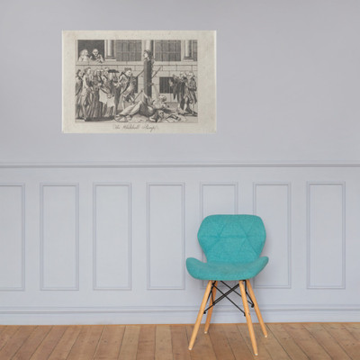 The Whitehall Pump - Anonymous, British, 18th century - May 1, 1774 - Photo Paper Poster Museum quality 7740601