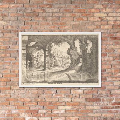 Amphitiatri Romani - Wenceslaus Hollar - ca. 1650 - Photo Paper Framed Poster Museum quality 7739949