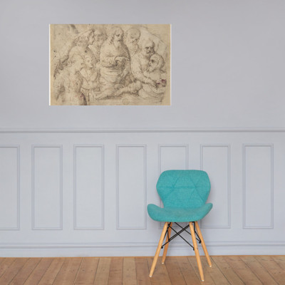 Raising of Lazarus - Lorenzo Lotto - 1480–1556 - Photo Paper Poster Museum quality 7745662