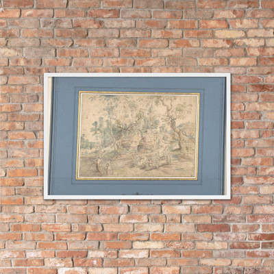 The Wagonner (after Peter Paul Rubens) - Lodewijk de Vadder - 1620 (?) - Matte Paper Framed Poster Museum quality 7738650