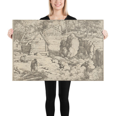 The Carpenter - Allart van Everdingen - Photo Paper Poster Museum quality 7724497