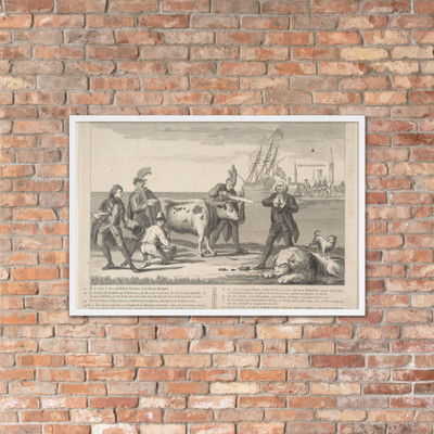 State of the English Nation - Anonymous, British, 18th century - ca. 1780 - Matte Paper Framed Poster Museum quality 7740475