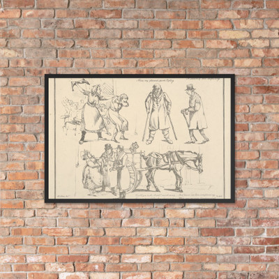 Songs: "That Love's a Tyrant I can prove..." - Henry Thomas Alken - 1822 - Photo Paper Framed Poster Museum quality 7746928